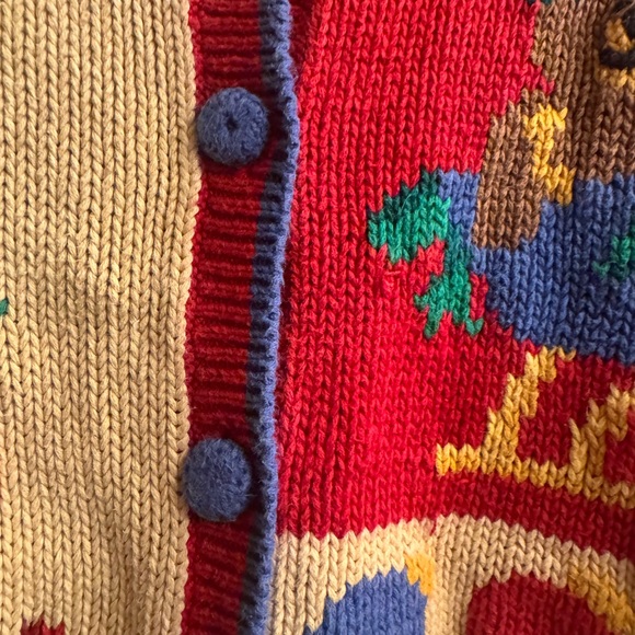 Alexandra Bartlett Multicolor Holiday Cardigan - Picture 6 of 8